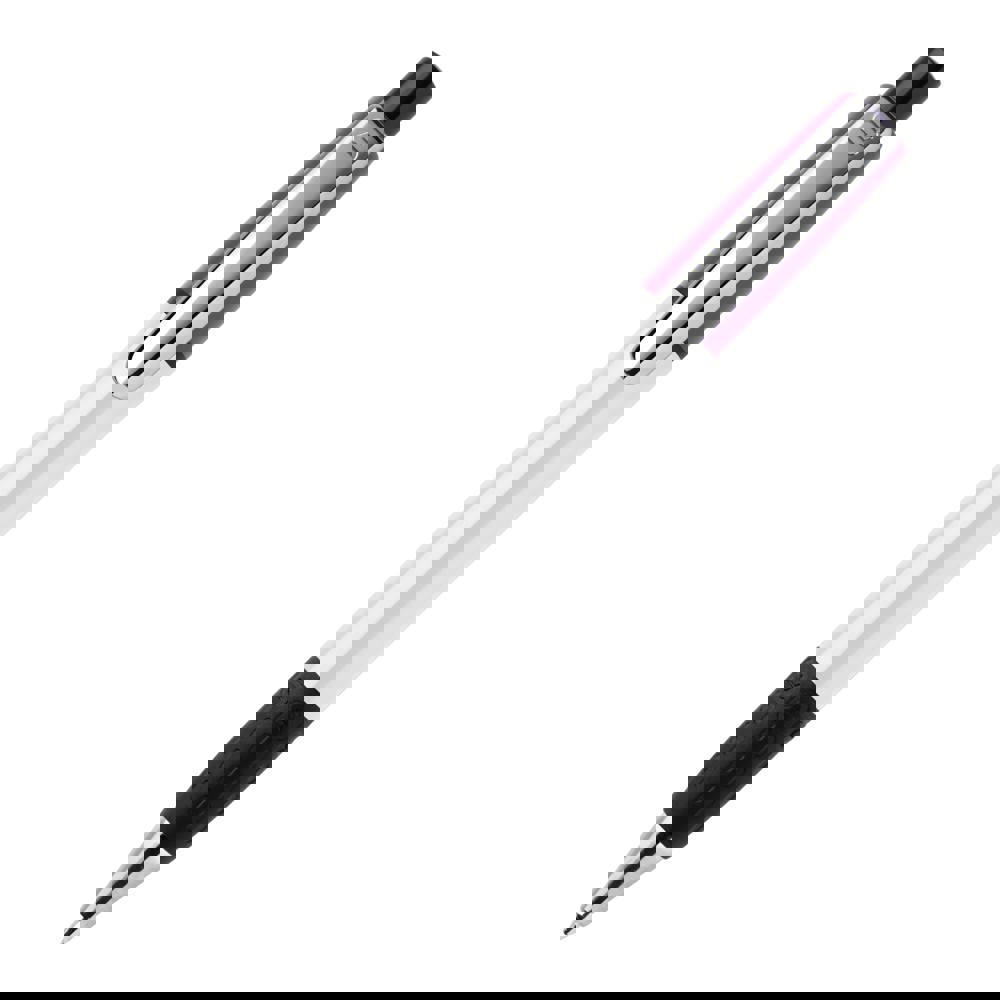 Kugelschreiber Semyr Grip Colour hardcolour - Weiss / Purple