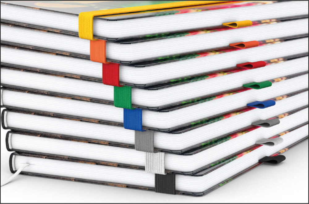 Notizbuch Match-Book RECYCLING, A5, Winkelkaro, Papier matt, silbergrau