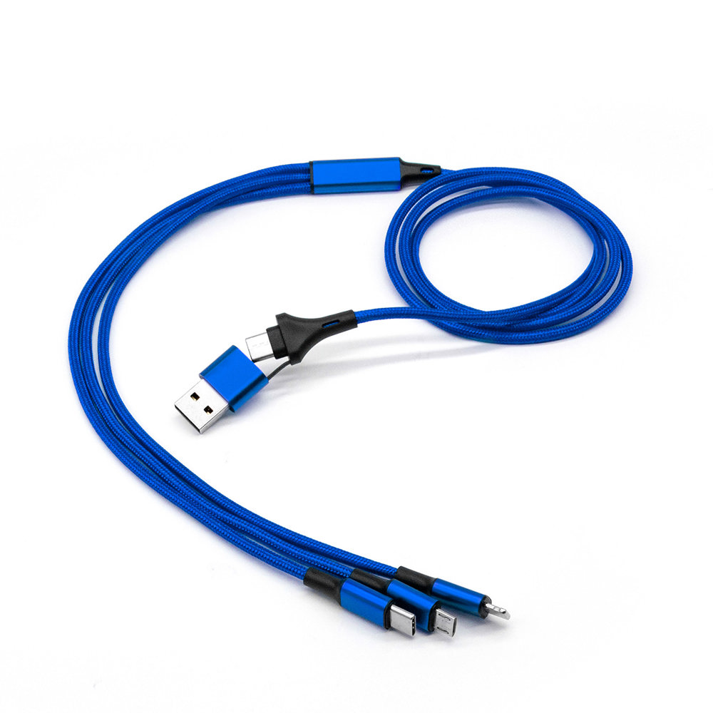 TEX-cable 5 in 1 Ladekabel - blau gedeckt