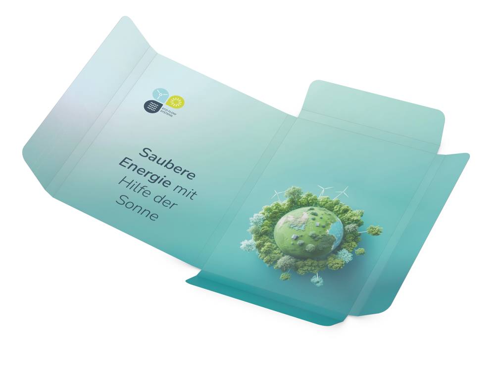 Versandmappe RECYCLING, 4/4farbig, ohne Fenster