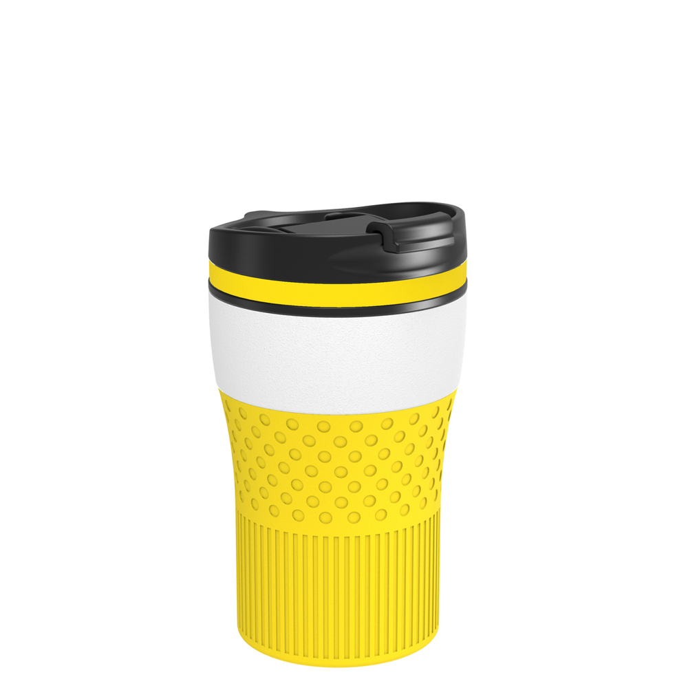 Thermobecher RETUMBLER-BAYAMO CORPORATE - weiß, gelb