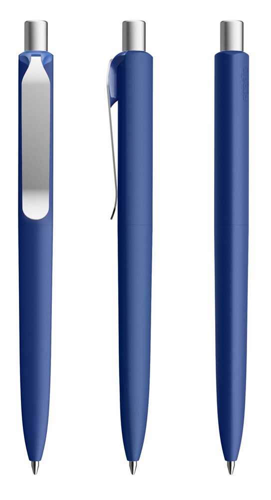 Prodir DS8 PSR Soft Touch Metal Clip - Dunkelblau R50 Soft Touch