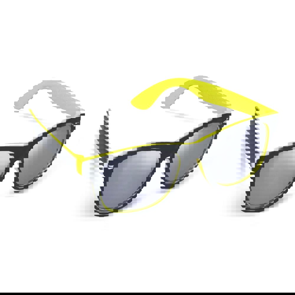 Sonnenbrille Tate Spiegel Glas UV400 - Gelb