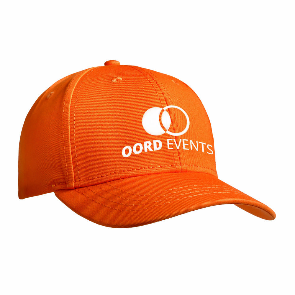 Luxury Fine Cotton Cap - orange