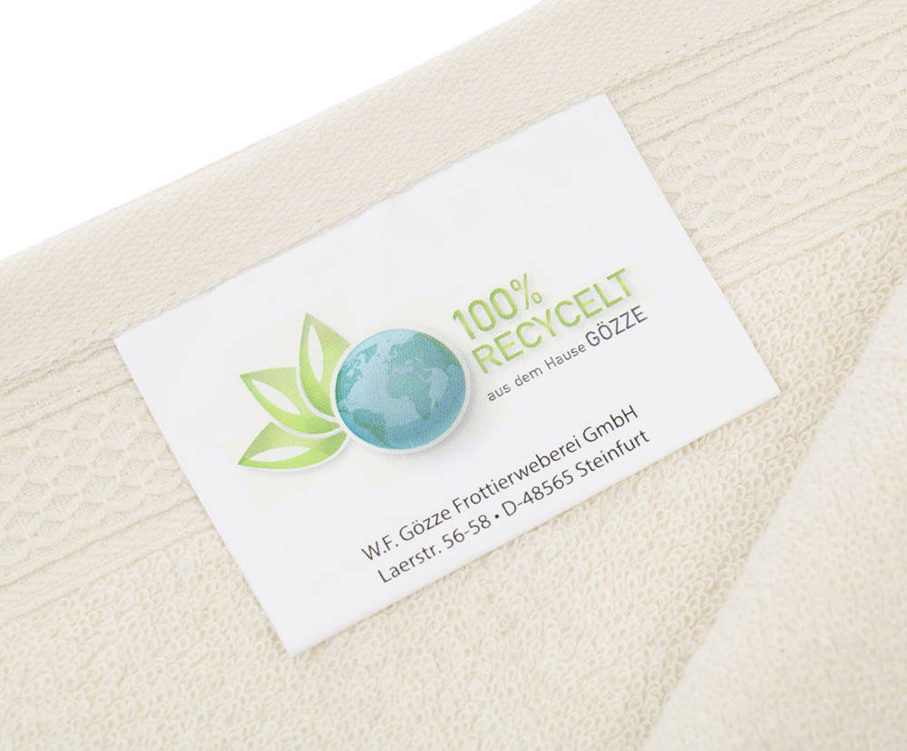 Frottierserie aus recycelten Materialien