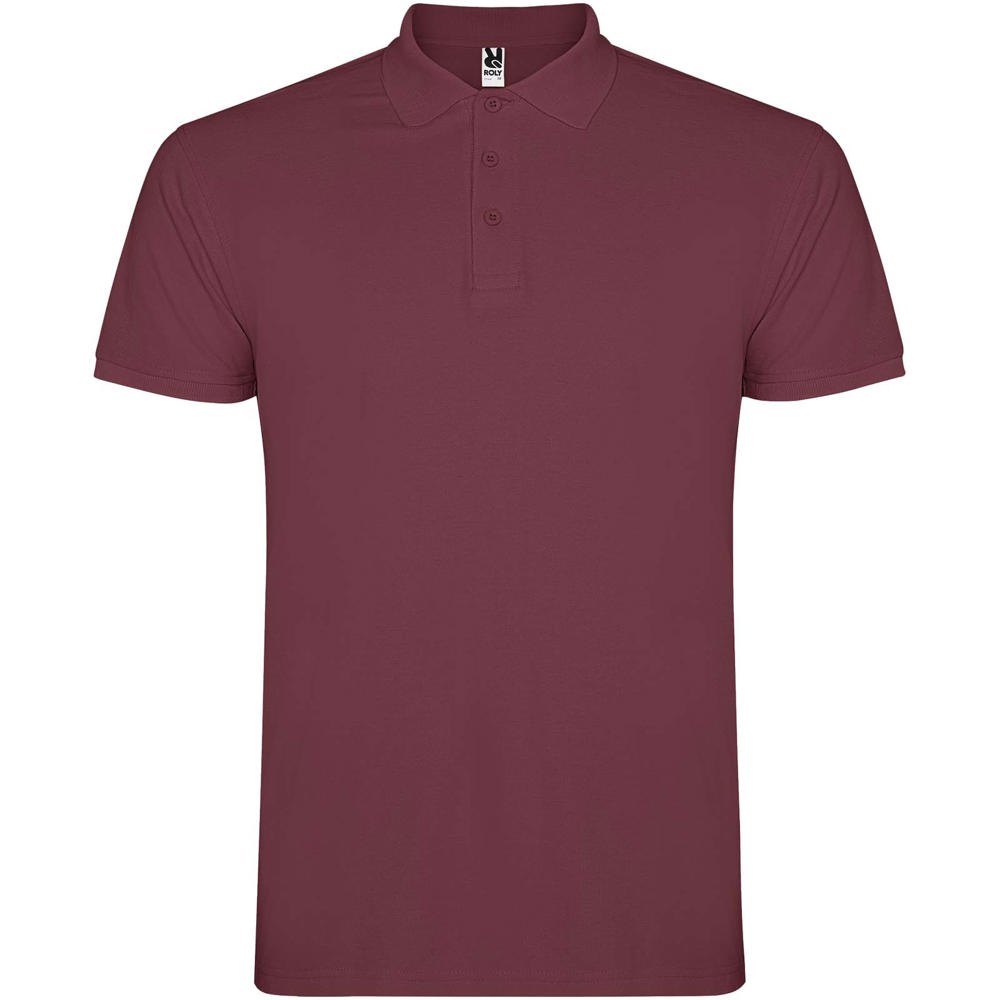 Star Poloshirt für Herren - beerenrot