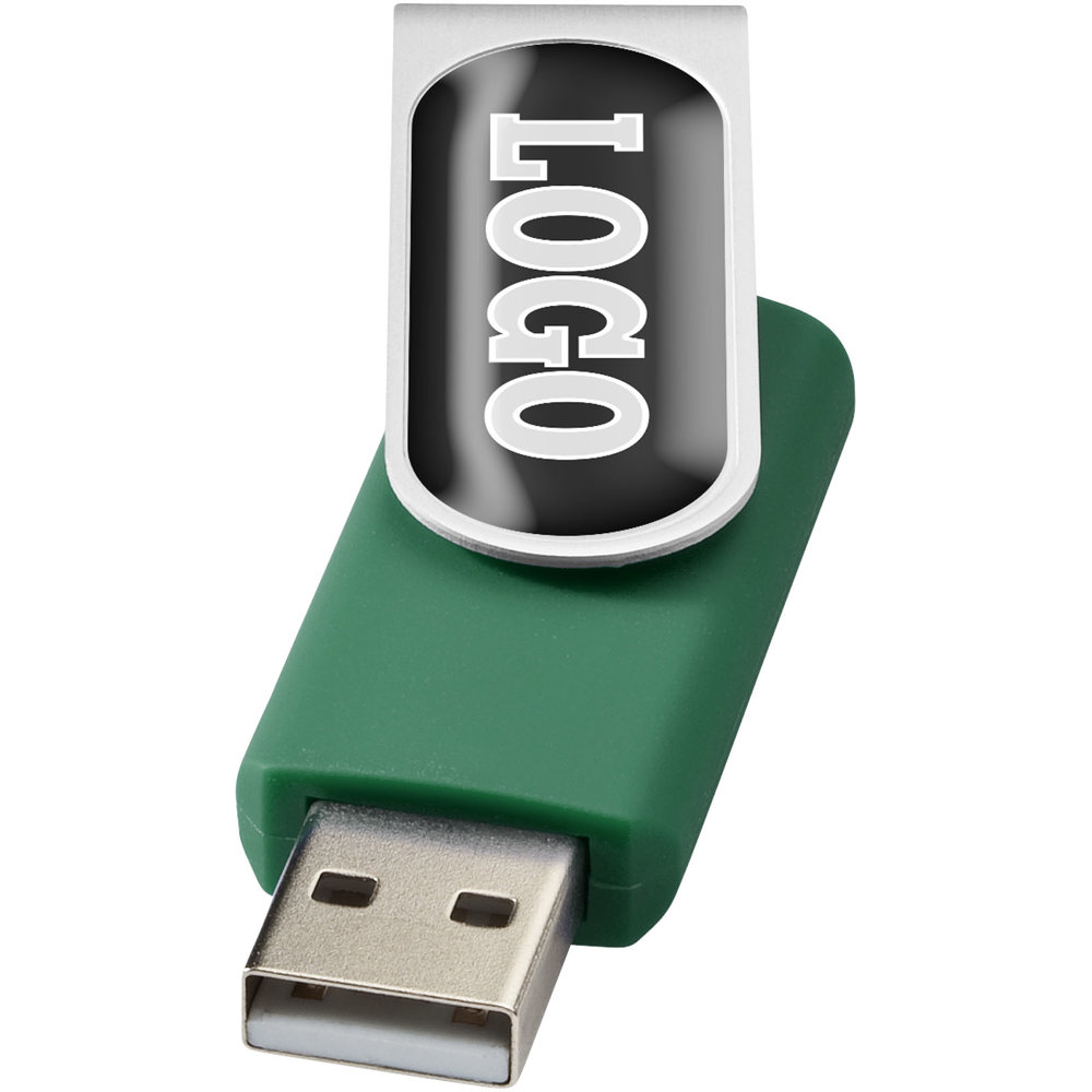 Rotate Doming USB-Stick - Grün