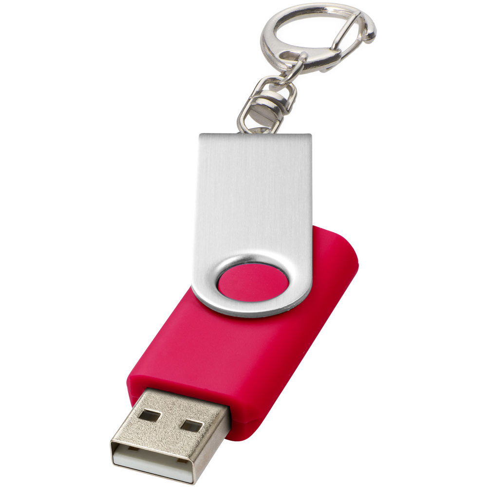 Rotate mit Schlüsselanhänger USB-Stick - magenta