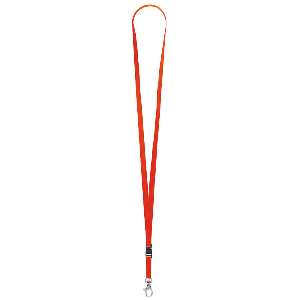 Schlüsselband/Lanyard "Standard" - Signalrot (ca. Pantone 485C)