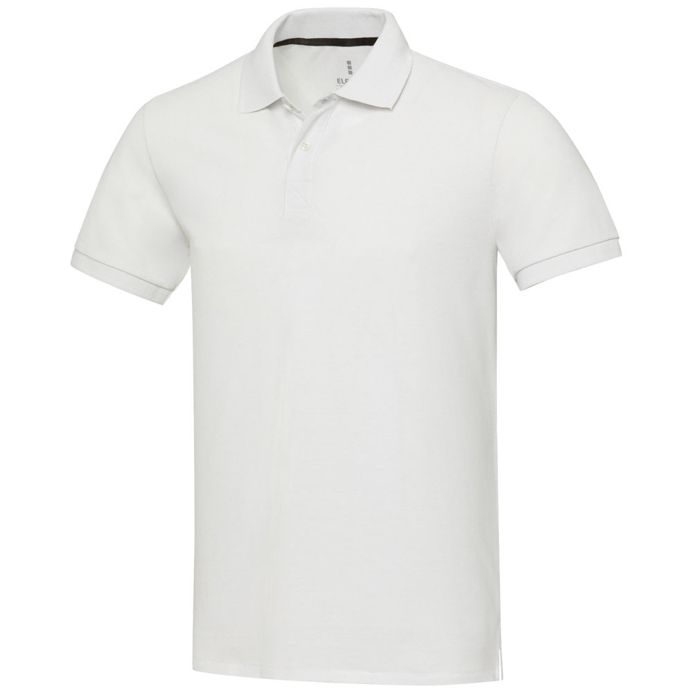 Emerald Aware™ Polo Unisex aus recyceltem Material - weiss