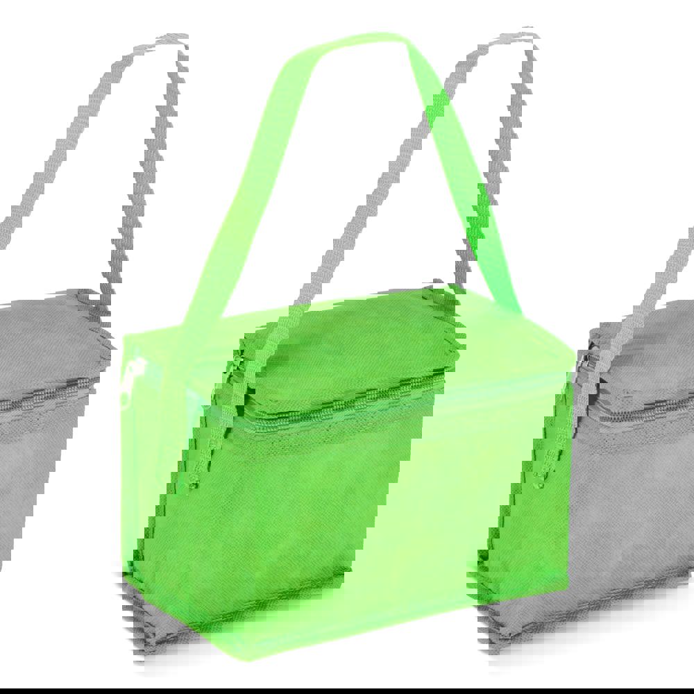 R-PET 6 Dosen-Kühltasche Non Woven 20x 13 x 12,5cm 75g/m² - Hellgrün