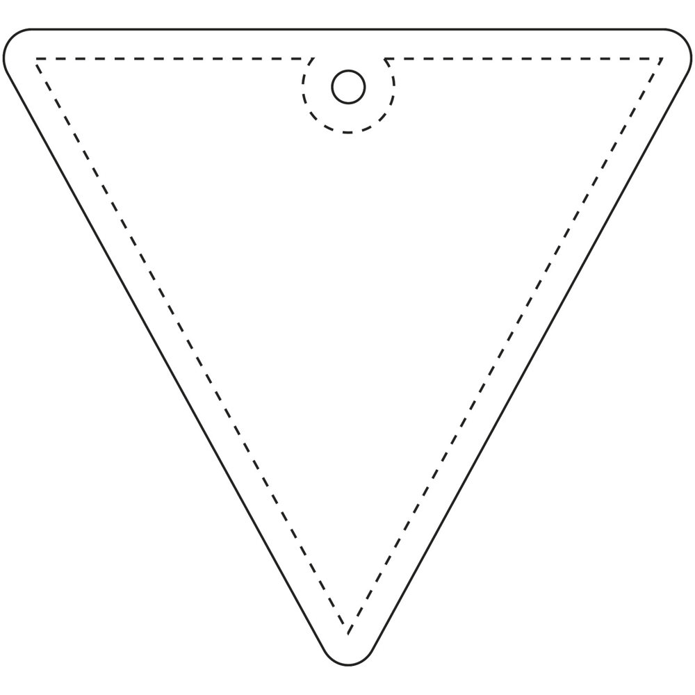 RFX™ H-12 reflektierender TPU-Anhänger Dreieck