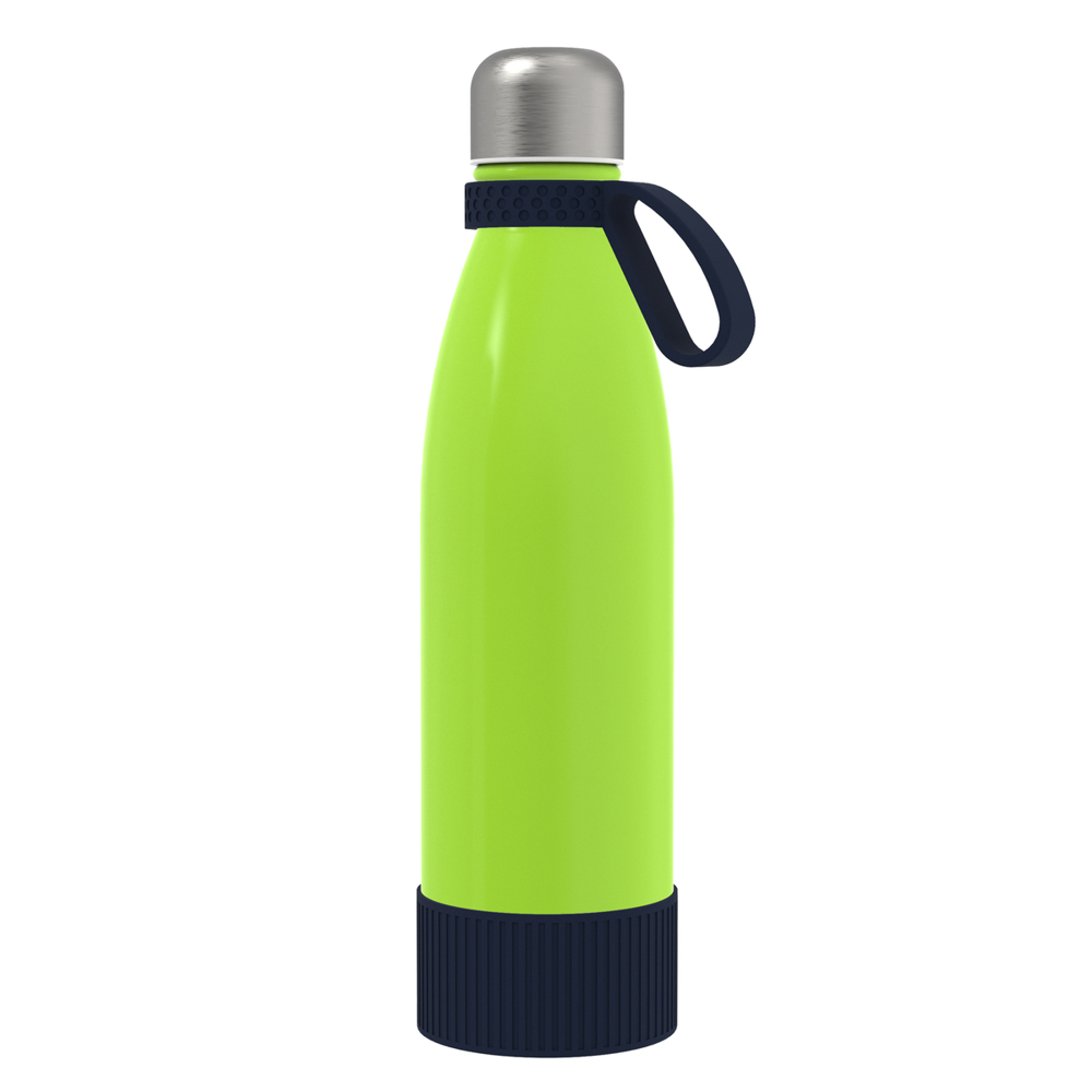 Trinkflasche RETUMBLER-myTOULON - hellgrün, marineblau