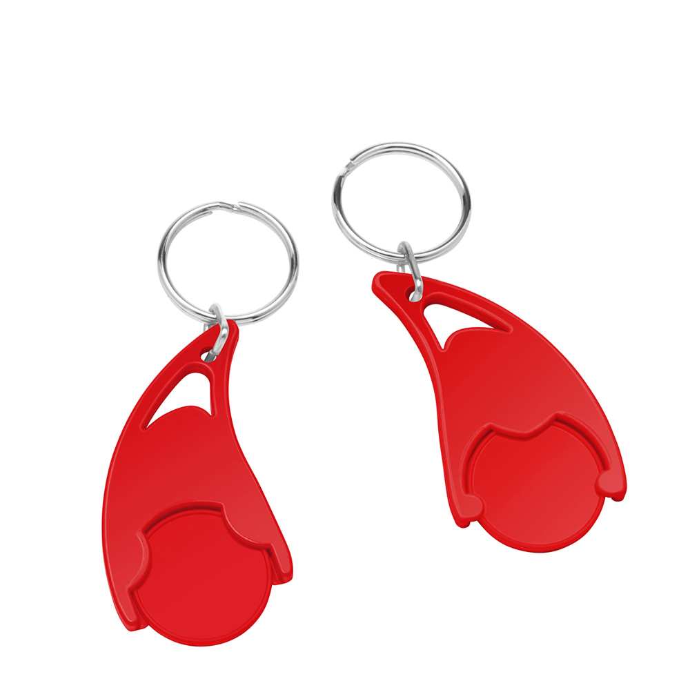 Chiphalter mit  1€-Chip "Epsilon" - gelb/rot