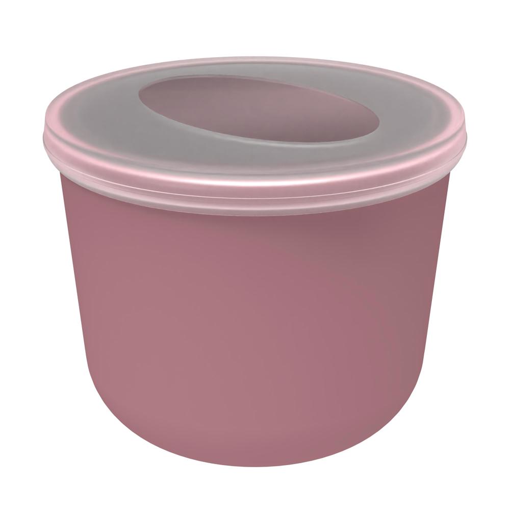 Lunchpot "ToGo", 650 ml - raffiniertes rot/transparent