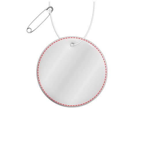 RFX™ H-16 runder, leichter, reflektierender PVC-Anhänger – medium