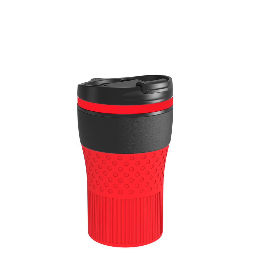 Thermobecher RETUMBLER-BAYAMO CORPORATE - schwarz, rot