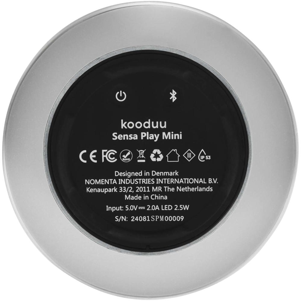 Kooduu Sensa Play Mini Tragbarer Lautsprecher mit Leuchte