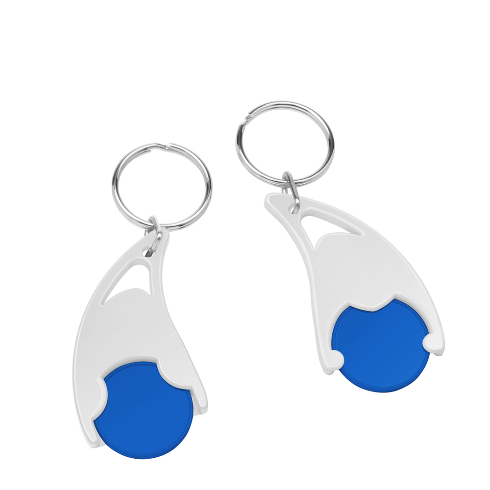 Chiphalter mit  1€-Chip "Epsilon" - Blau/Weiß