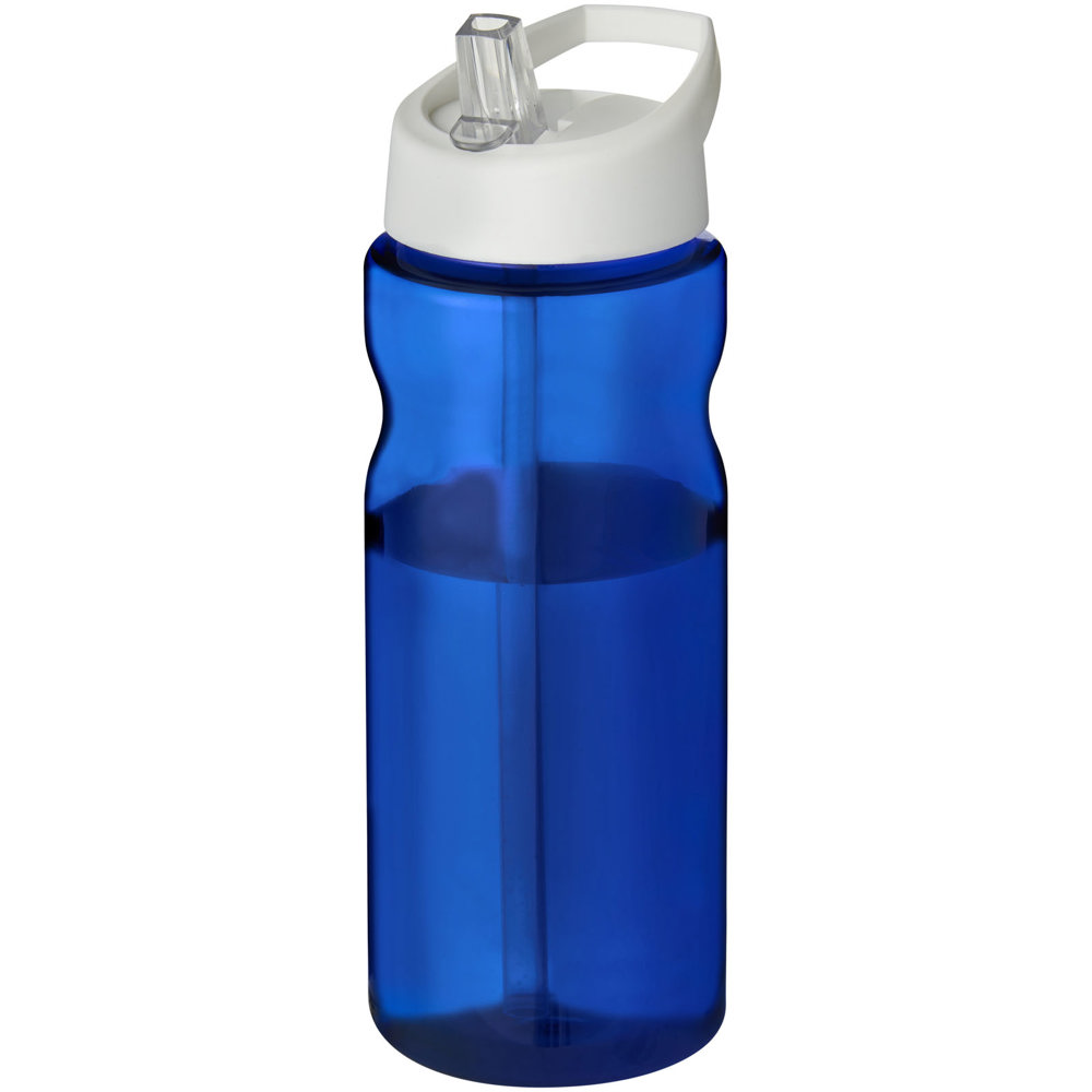 H2O Active® Base Tritan™ 650 ml Sportflasche mit Ausgussdeckel - blau, weiss
