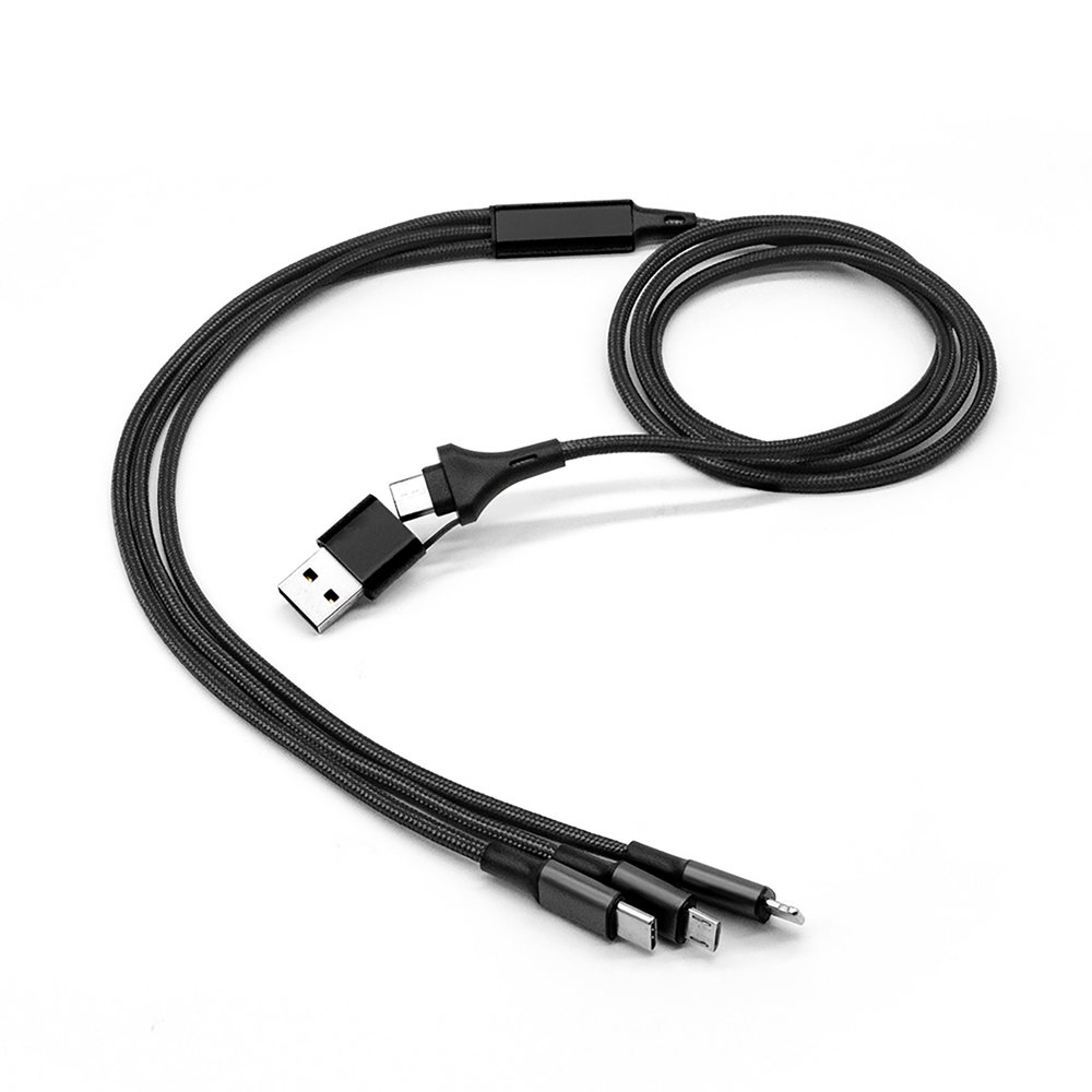 TEX-cable 5 in 1 Ladekabel - schwarz