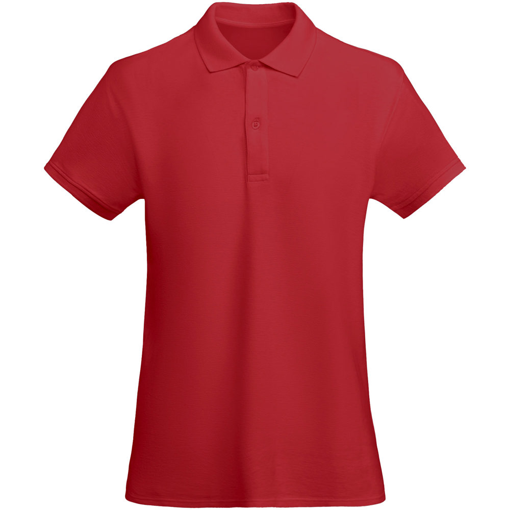 Prince Poloshirt aus Bio-Baumwolle für Damen - rot