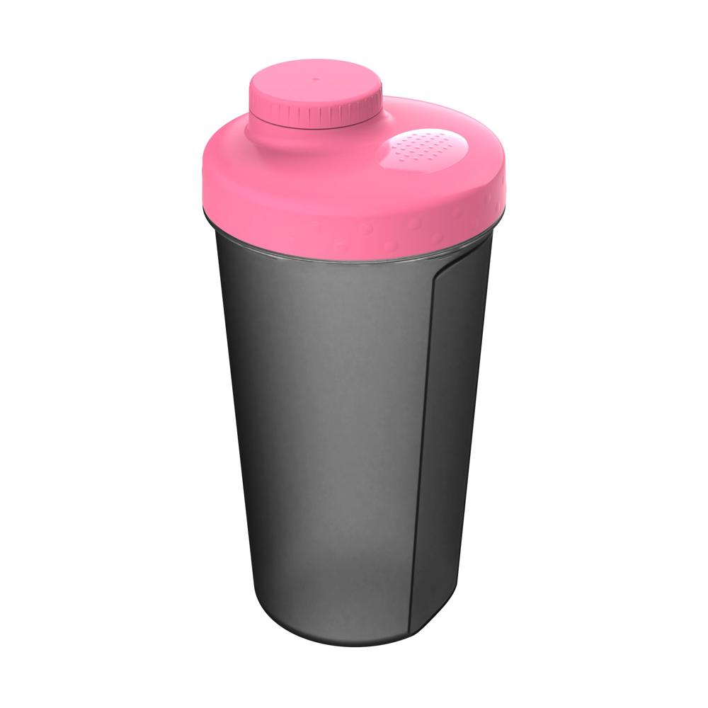 Shaker "Energy", 0,60 l - transparent-grau/pink