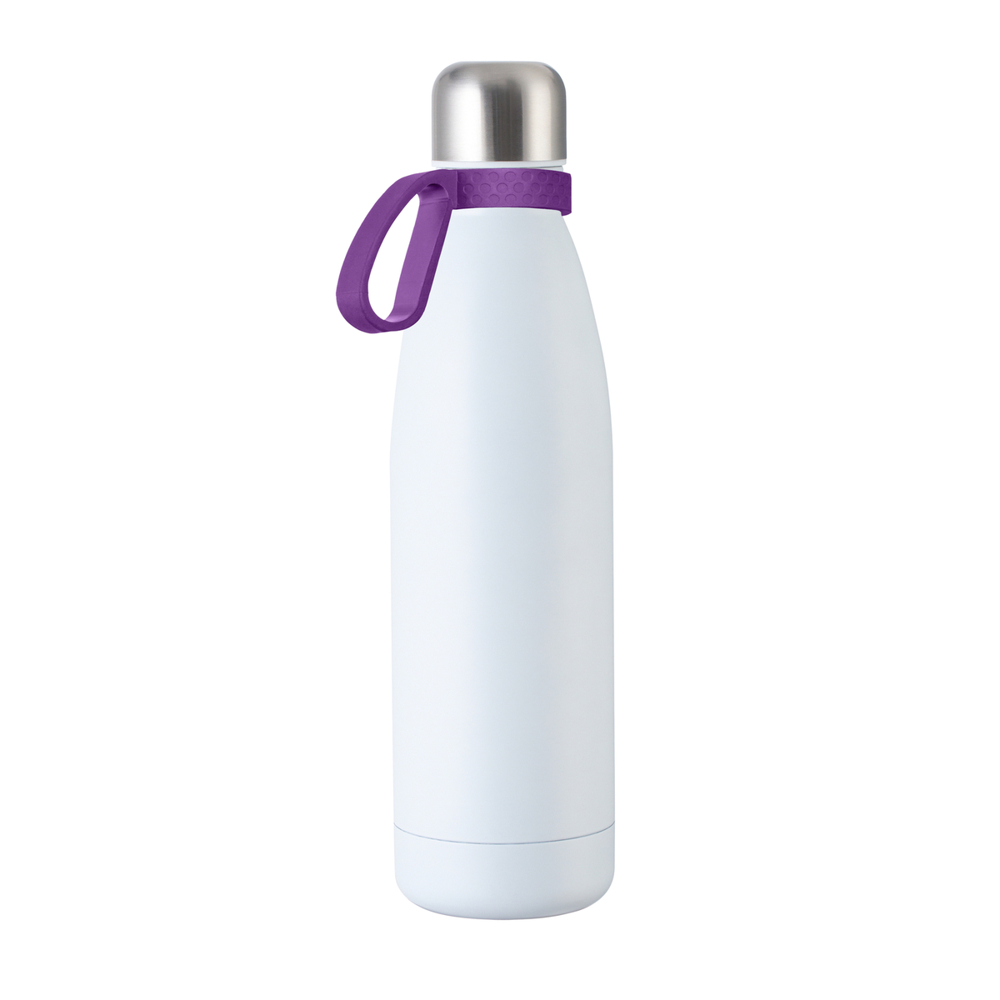Trinkflasche RETUMBLER-myTOULON - lila, weiß
