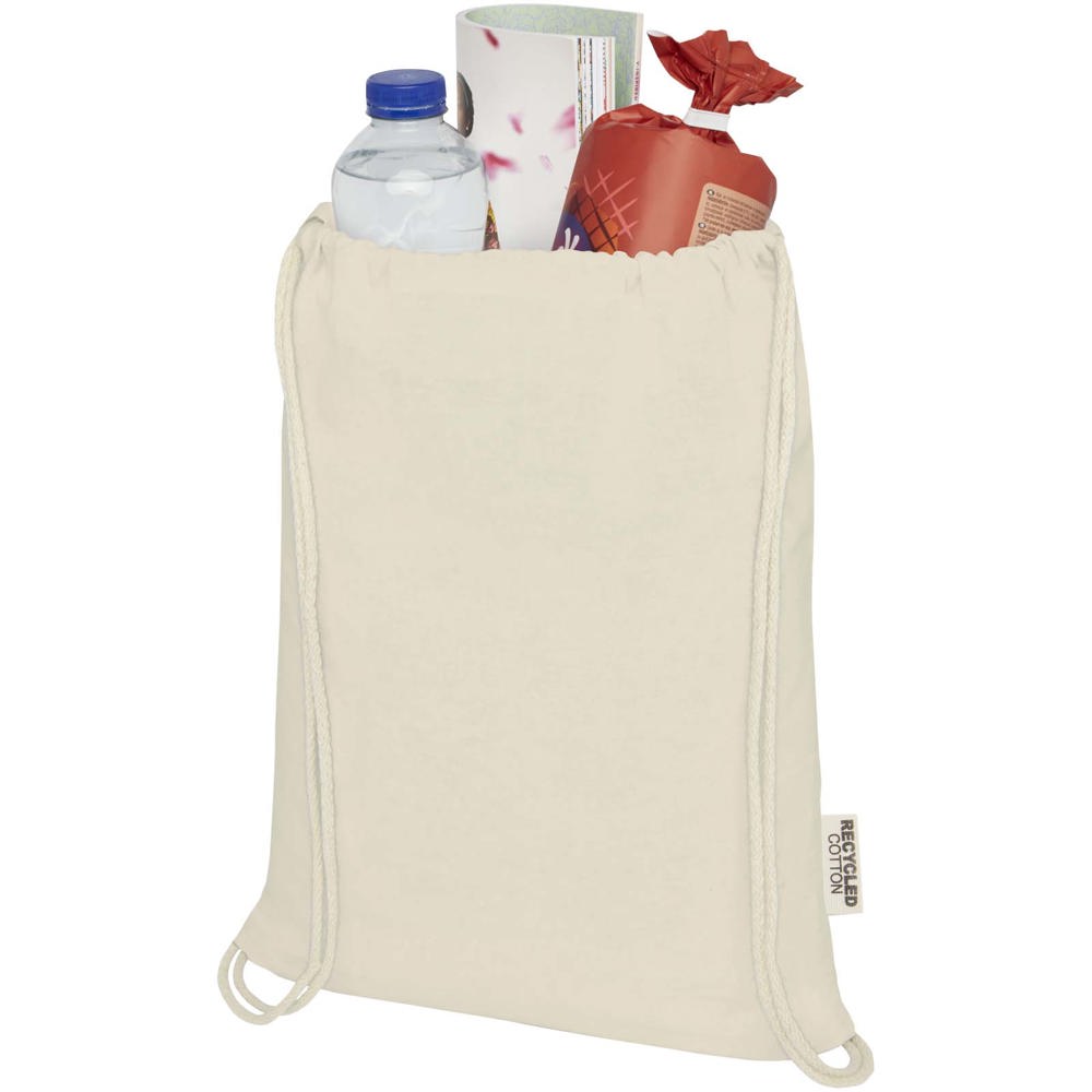 Oregon 140 g/m² Turnbeutel aus GRS recycelter Baumwolle