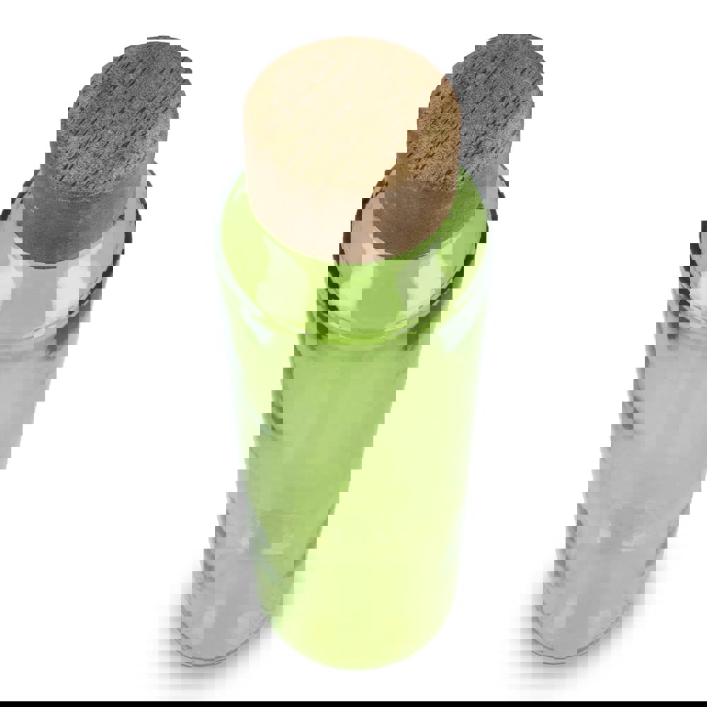 InSideOut Recycelte Glaswasserflasche ReuuZ mit Holzverschluss 650 ml