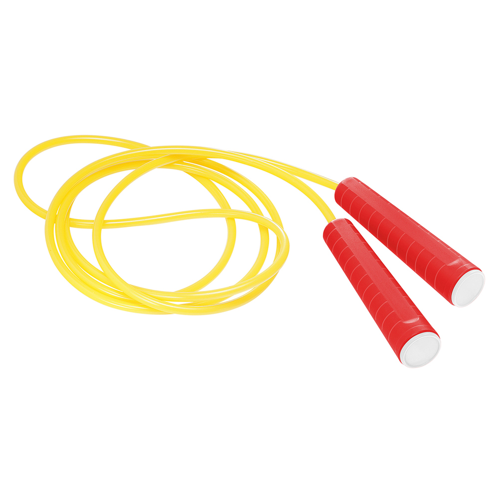 Springseil - rot/weiß/neongelb