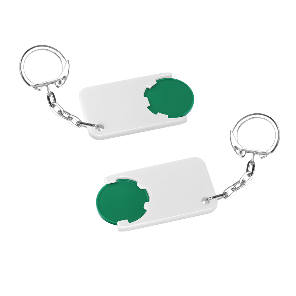 Chiphalter mit 1€-Chip "Beta" - Grün/Weiß