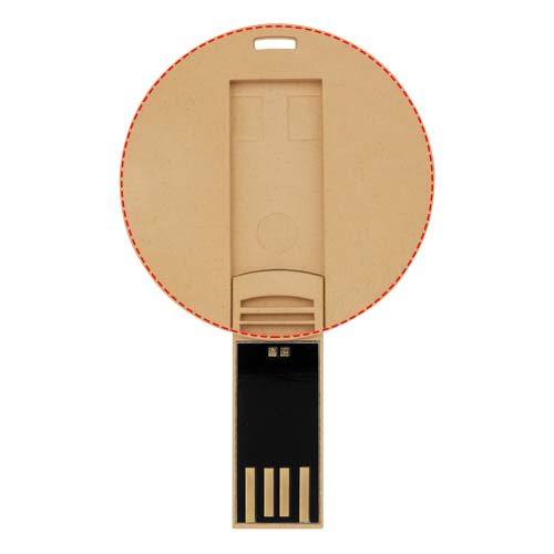 Runder ausklappbarer USB Stick