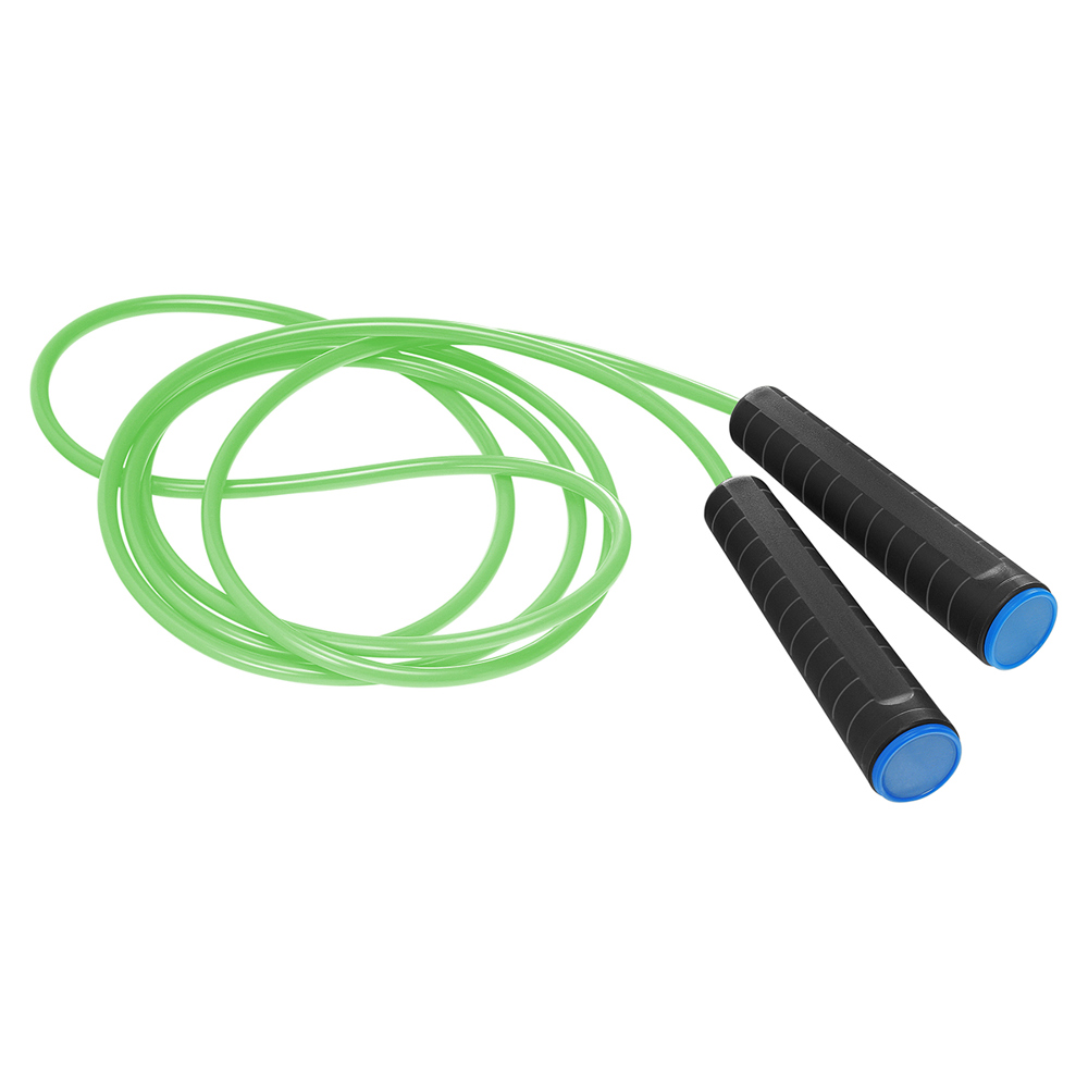 Springseil - schwarz/blau/neongrün