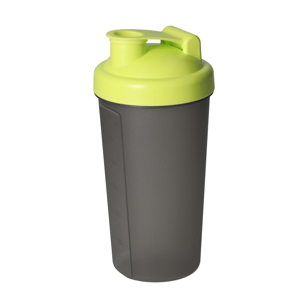 Shaker "Protein", 0,60 l - lemon/transluzent-grau