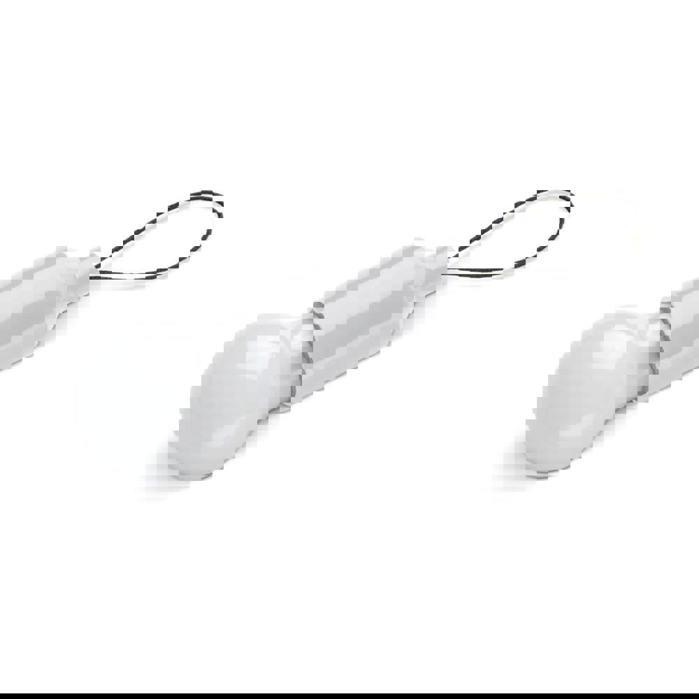 Schlüsselanhänger Glühlampe - weiss