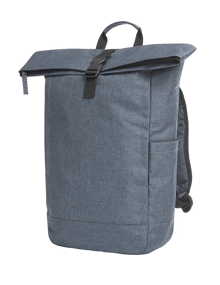 Laptop-Rucksack CIRCLE - blau-grau meliert
