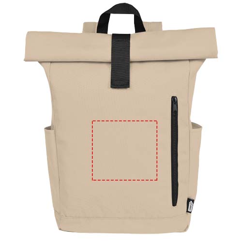 Byron 15,6" GRS RPET Roll-Top Rucksack 18 L