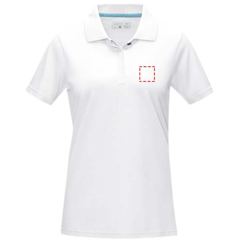 Graphite Poloshirt aus Bio-Baumwolle für Damen