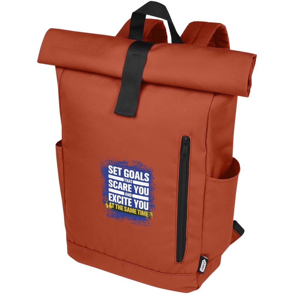 Byron 15,6" GRS RPET Roll-Top Rucksack 18 L