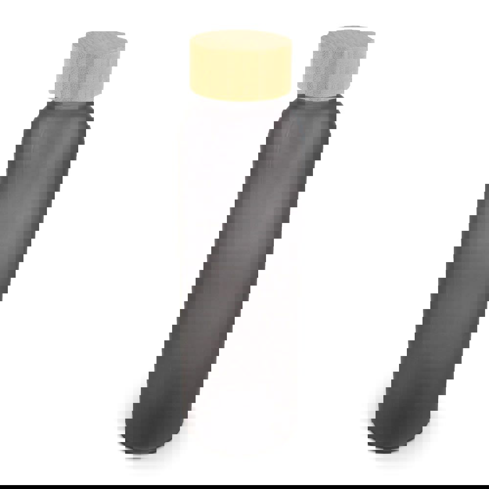 Wasserflasche Glas &amp; Bambus 500ml - dunkelgrau