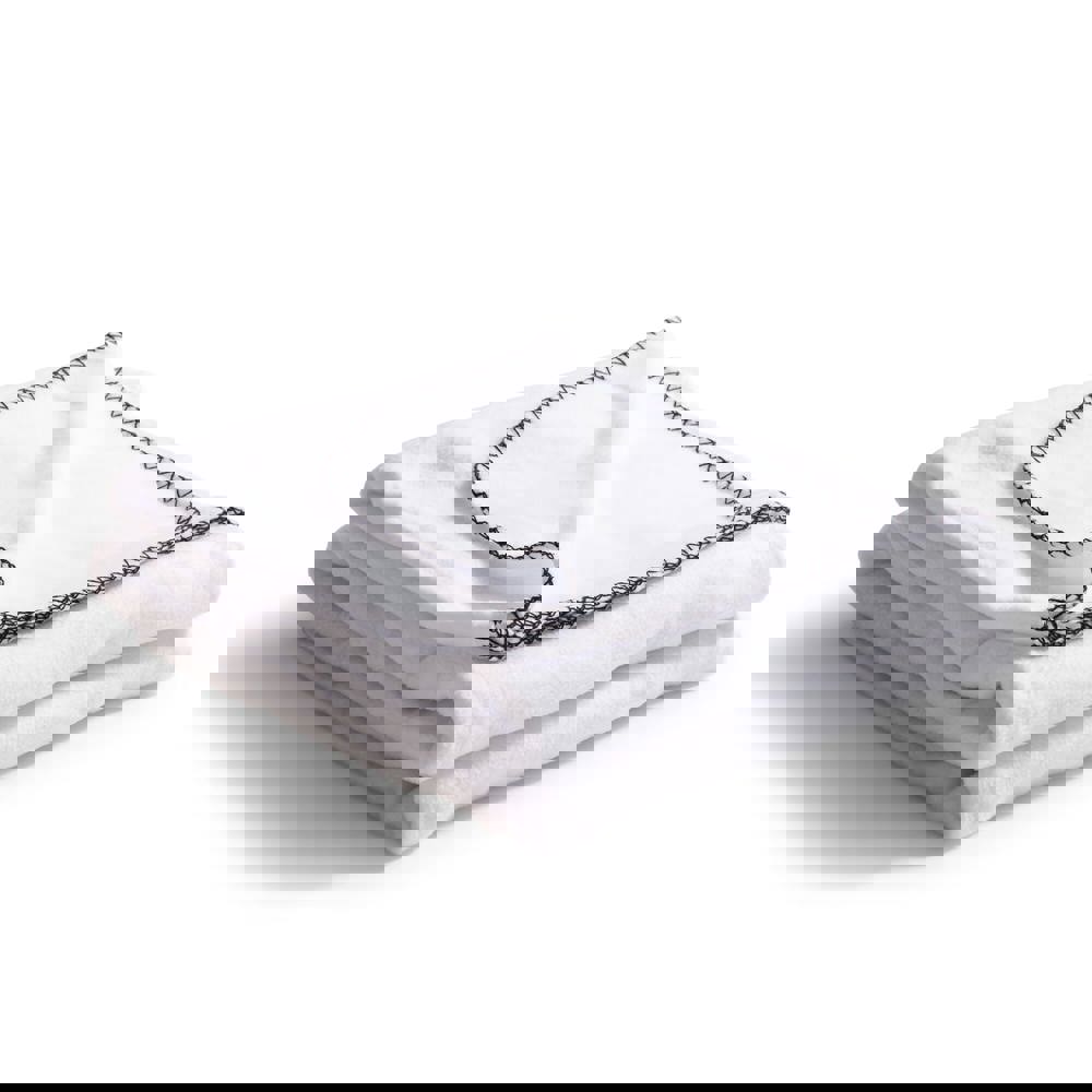 Nightingale Fleecepläd 130x170 cm - weiss