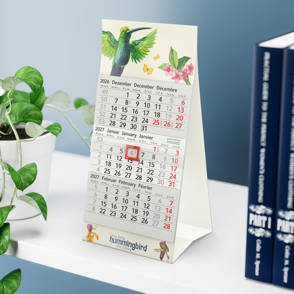 Tischkalender Mini 3 RECYCLING