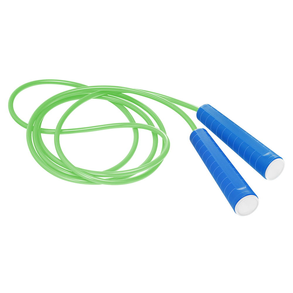 Springseil - blau/weiß/neongrün