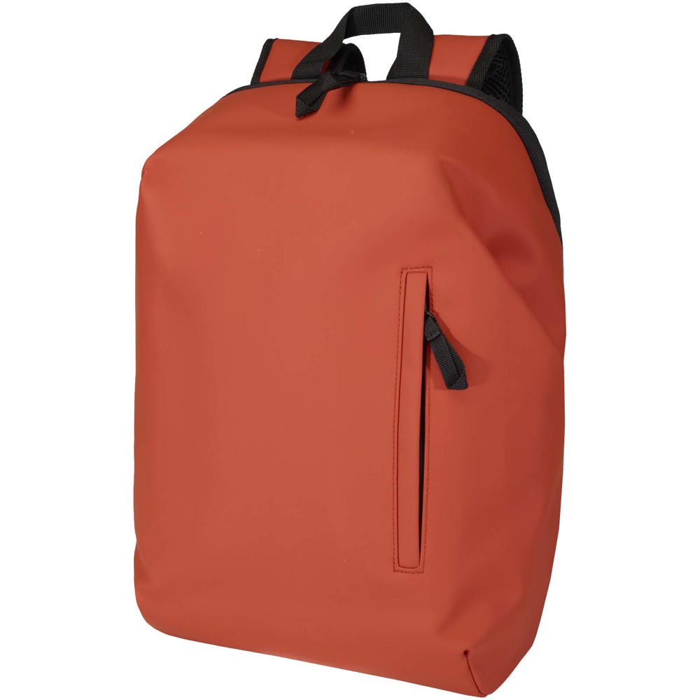 Resi Plus 15" GRS recycelter diebstahlsicherer Rucksack 18L - ziegelstein