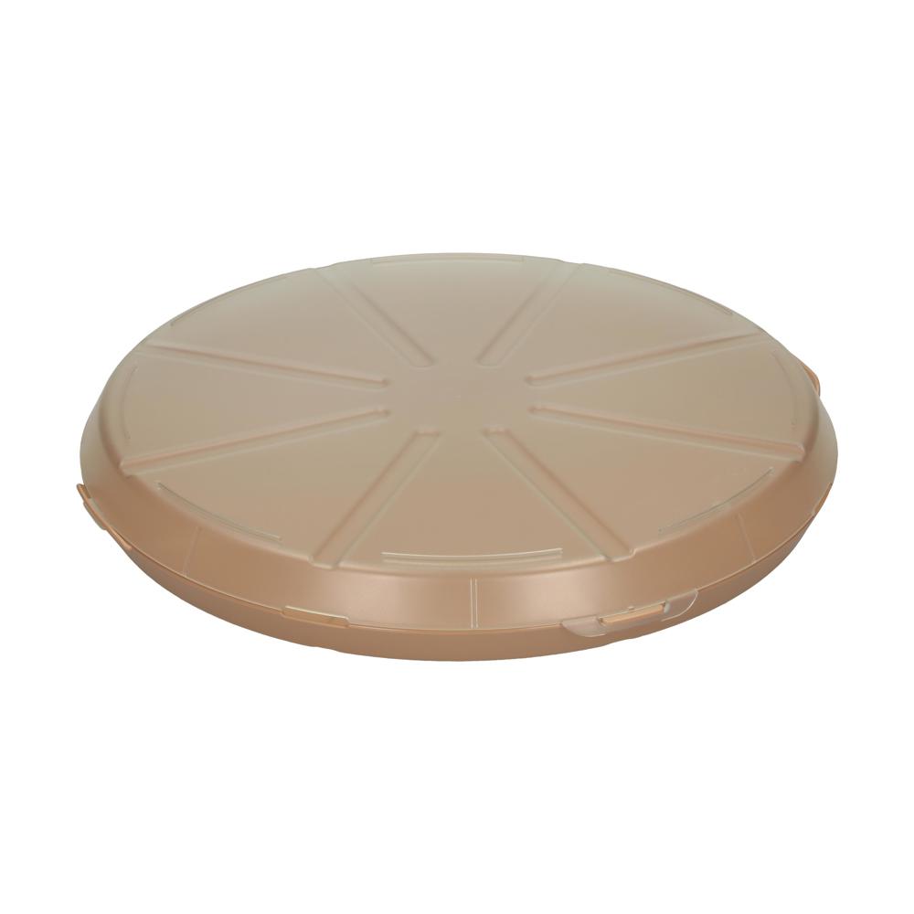 Pizzabox "ToGo" - beständiges braun/transparent
