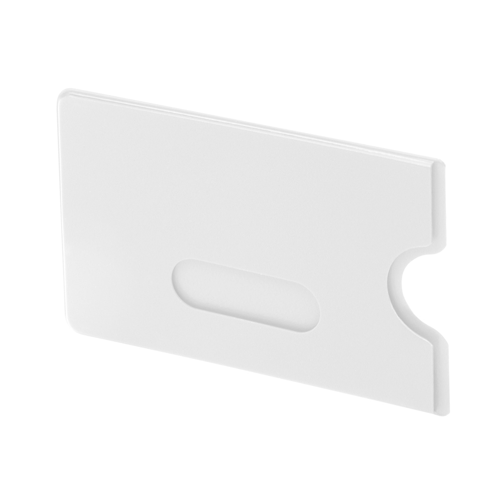 Kreditkartenhülle, flexibel - Weiß