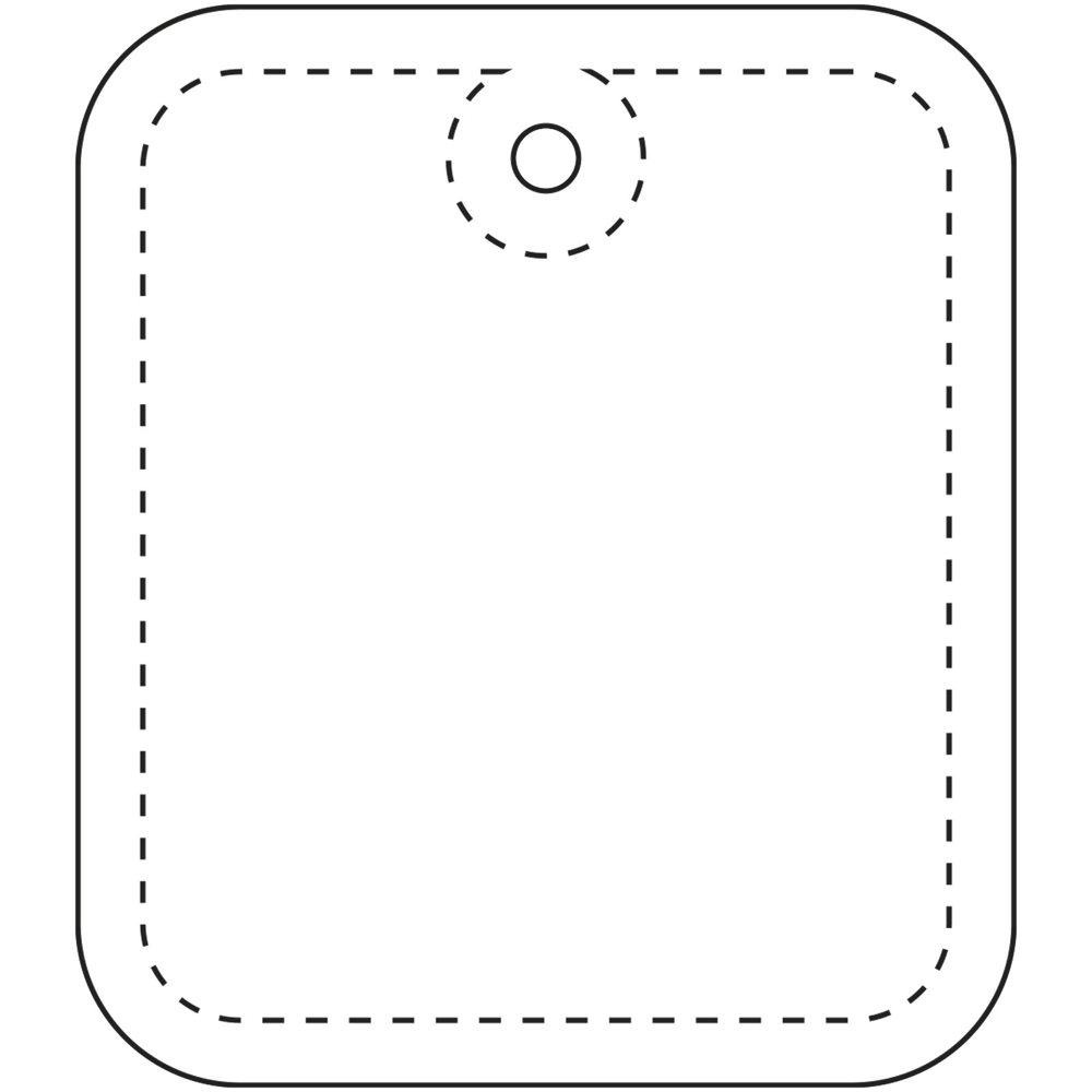 RFX™ H-20 rechteckiger reflektierender PVC-Anhänger XXL
