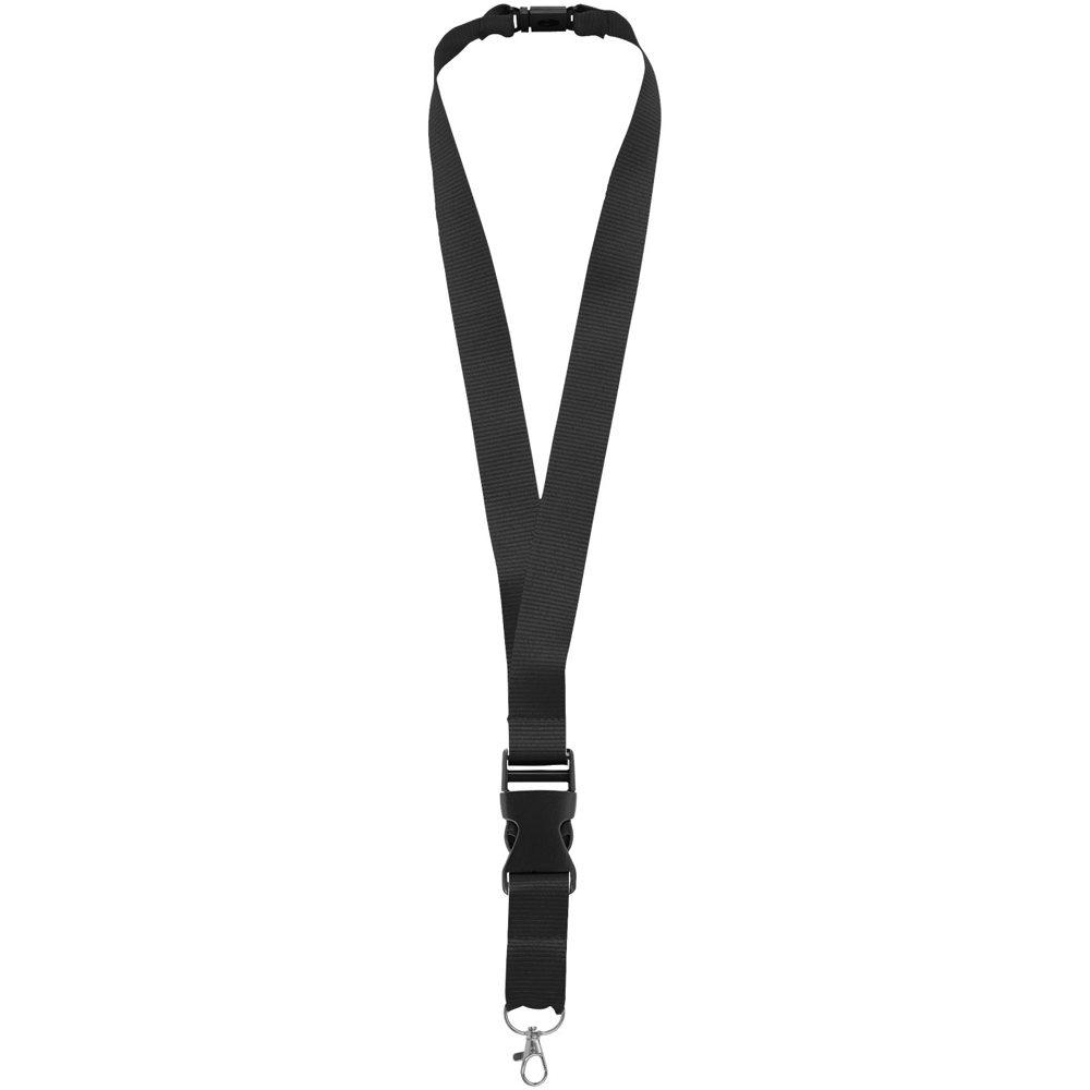 Yogi Lanyard mit Sicherheitsverschluss - schwarz