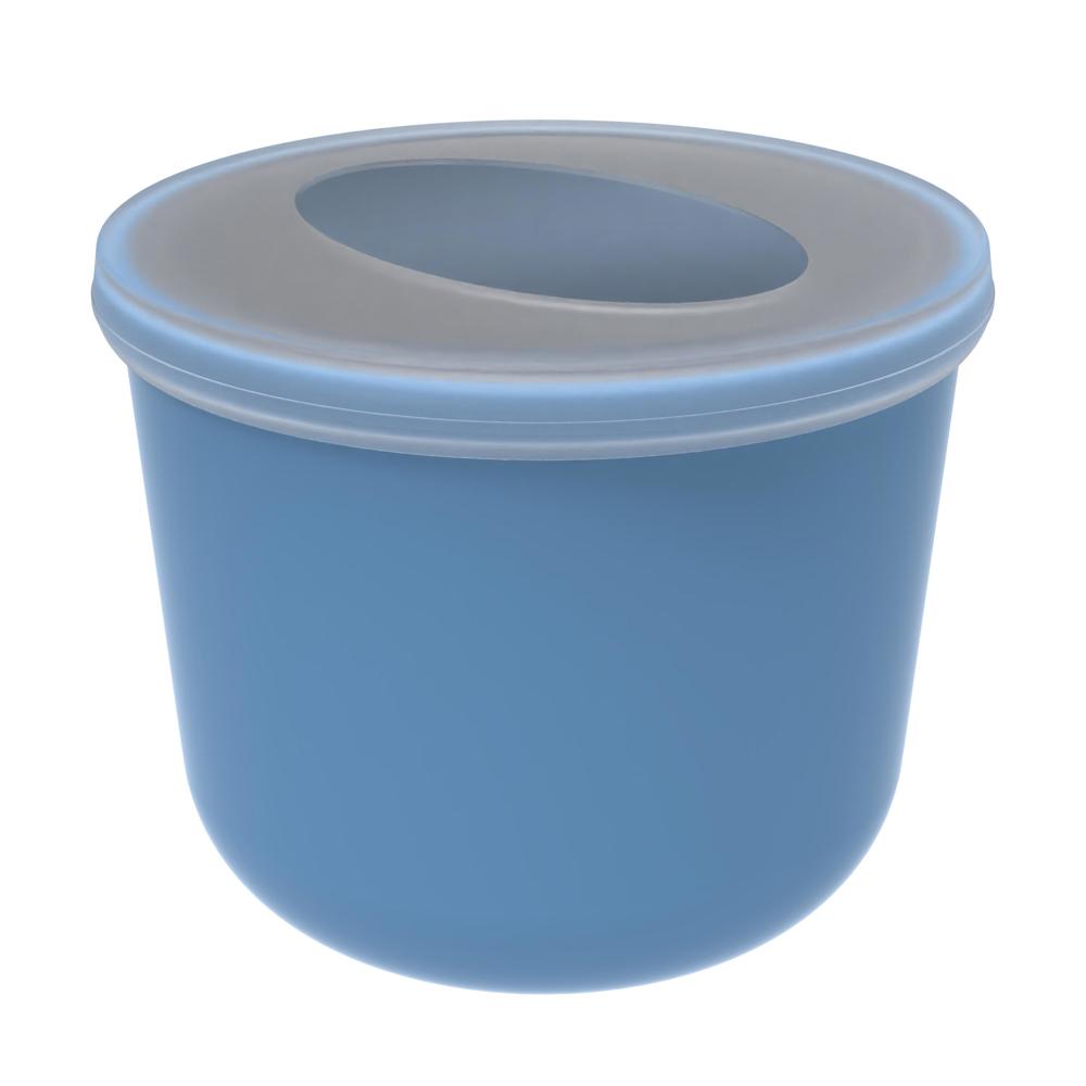 Lunchpot "ToGo", 650 ml - behagliches blau/transparent